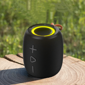 TWS New Portable Waterproof Outdoor Bluetooth Speaker With Colorful RGB Ligh