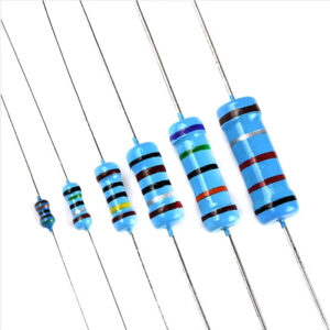 High Quality MF MFS Metal Film Resistors 1W 2W 3W 5W 10W Cermet Through Hole Package for Electric Appliances Circuit Boards
